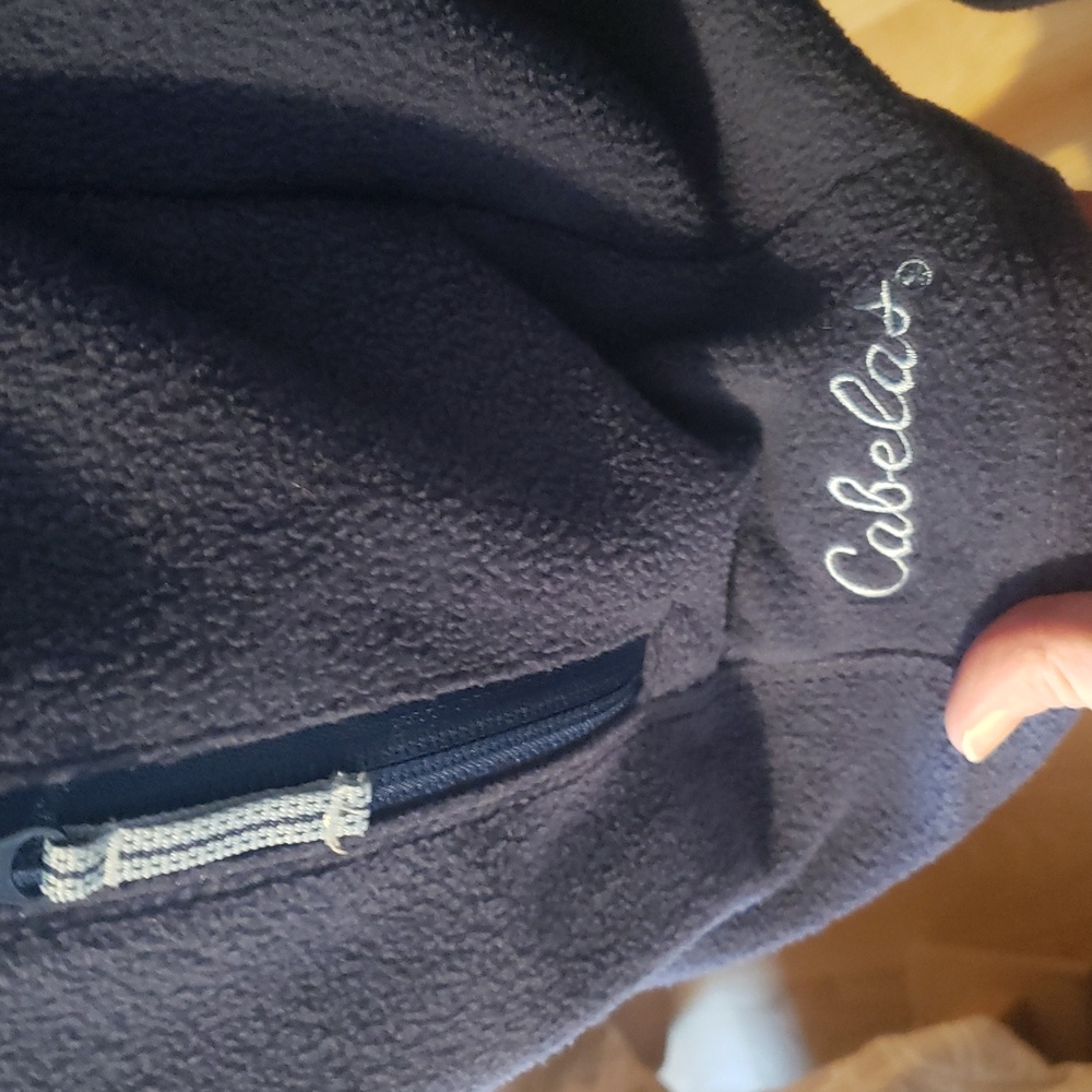 Cabela's Women's Blue Fleece Jacket - Picture 3 of 4